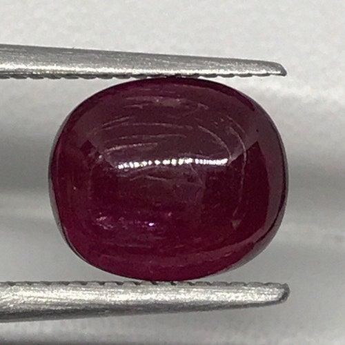 Unheated Ruby Cushion Cabochon, 1.65 Ct Ruby, Certified Ruby, Untreated Ruby, Pigeon Red shops Color Ruby Cabochon Cushion Making For Jewellery