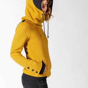 HOODIE WITH CROSSOVER AND DOUBLE Cuff image 6