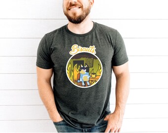 Bluey Bandit Biscuits Tee, Adult Sizes XS-3X