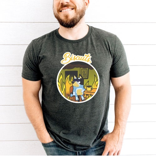 Bluey Bandit Biscuits Tee, Adult Sizes XS-3X