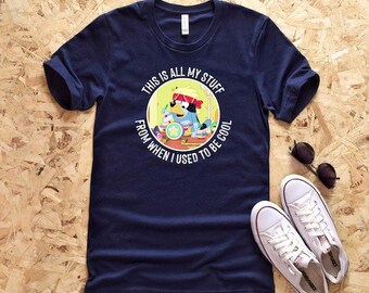 Bluey Bandit Cool Stuff Tee, Adult Sizes XS-3X