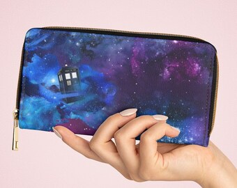 TARDIS Ladies Clutch Wallet NMIB Ikon Collectables Doctor Who 