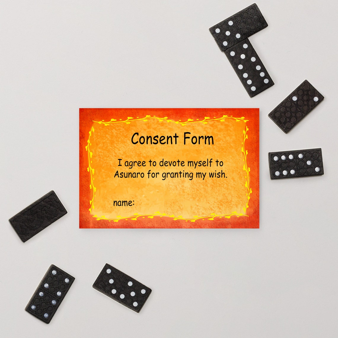 YTTD Postcard Computer Game Card Your Turn to Die Manga Etsy
