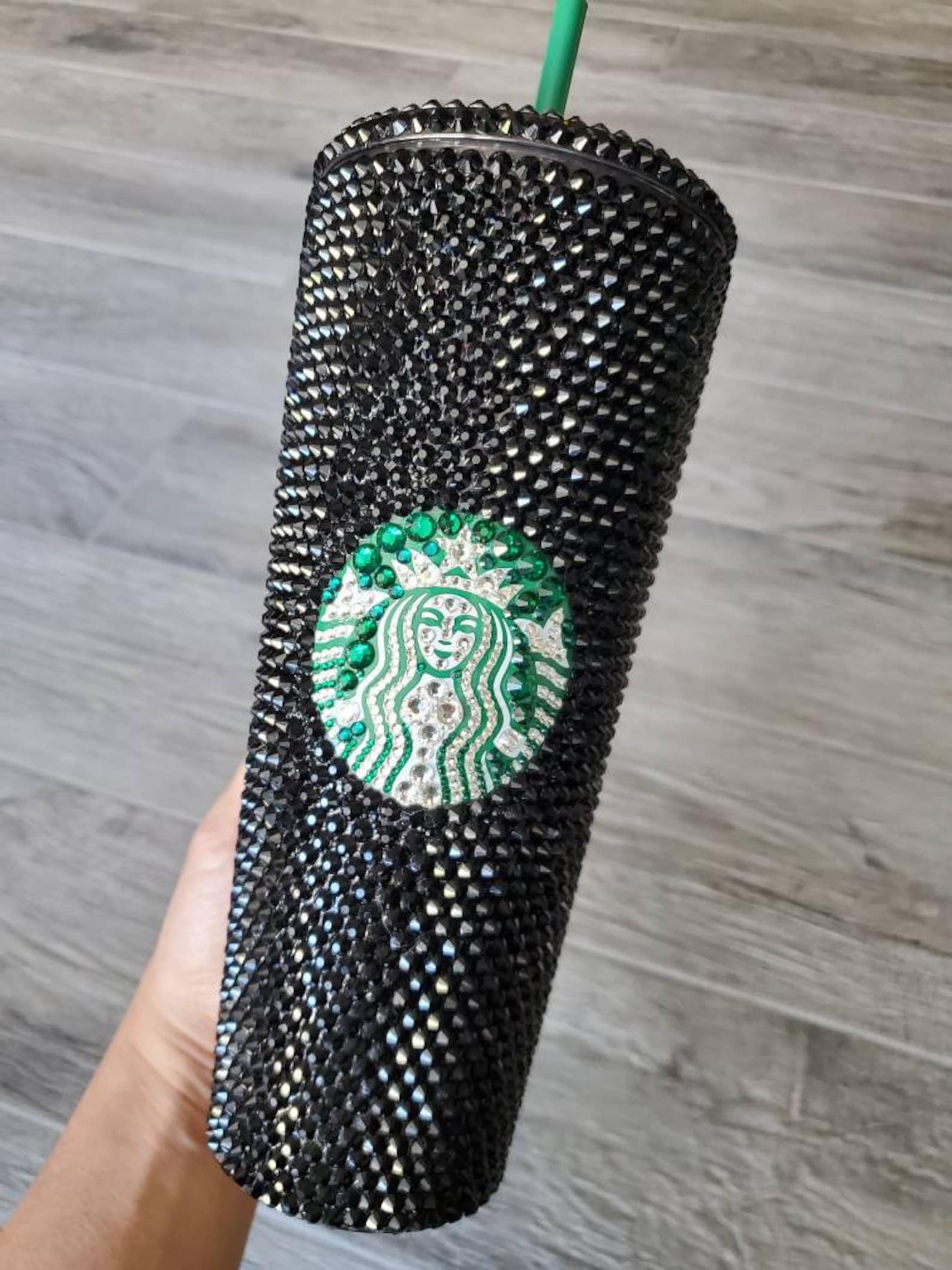 Bling Starbucks Tumbler Etsy
