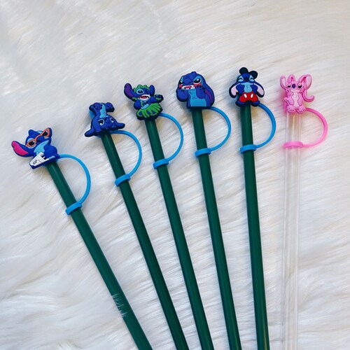 Stitch Straw Toppers Straw Accessories Straw Charms Works Etsy