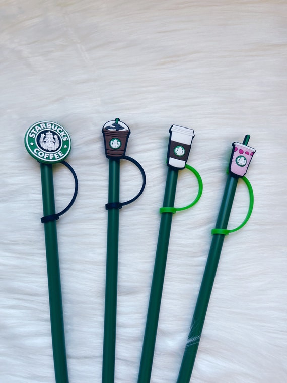 Starbucks Cute Straw Plug Straw Cap Silicone Dust Cap Topper Cup