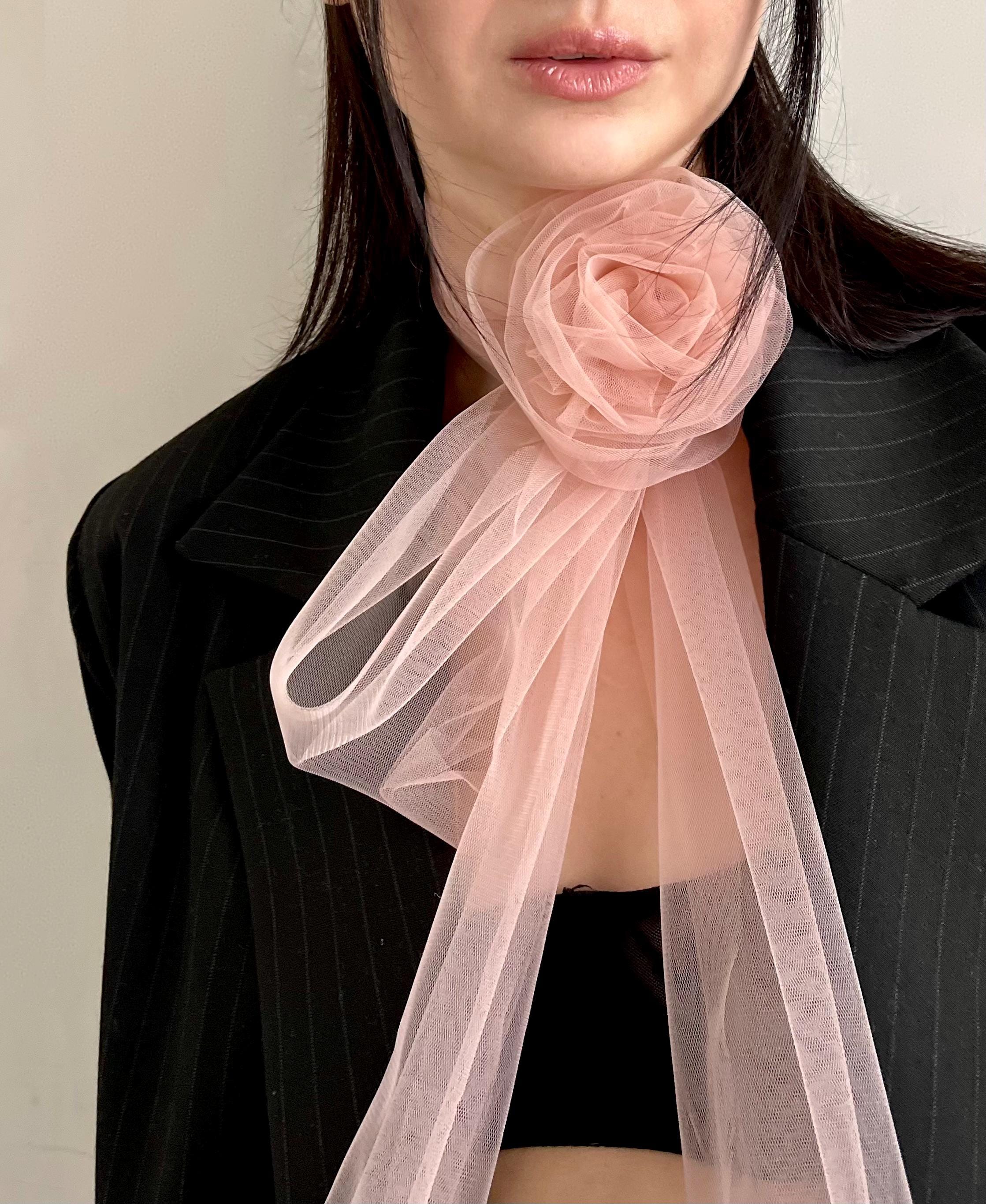 Pink Organza Scarf UK
