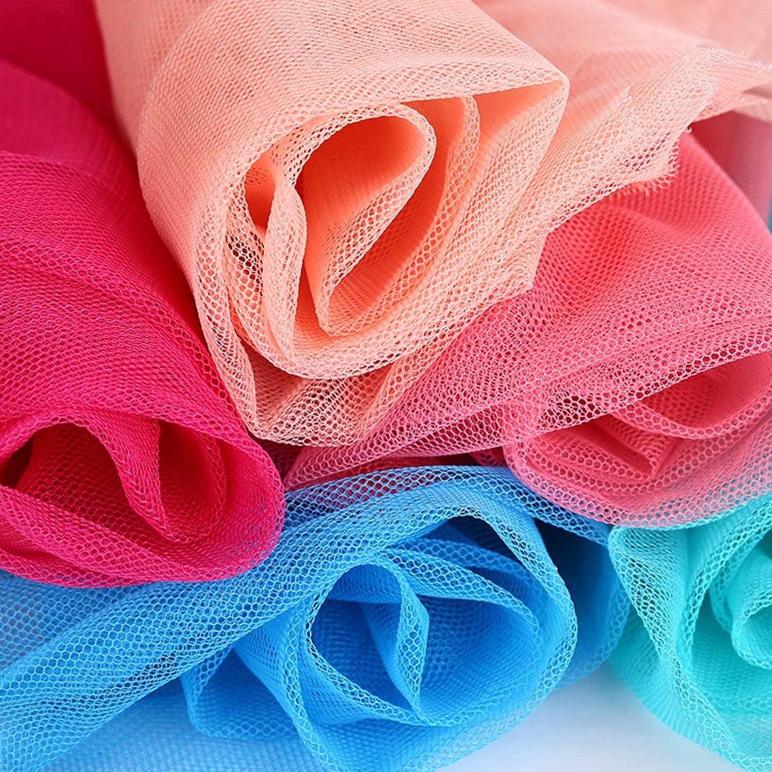long dress net fabric