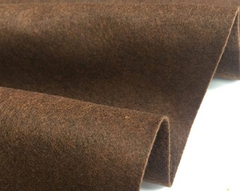 Chocolate Brown Felt Fabric 60" (150cms) Extra Wide 1mm thick for School Projects. Sewing, Decoration, Craft Supplies and Table Covers