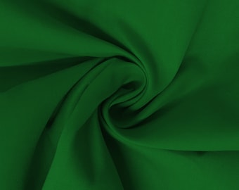 Emerald Green Cotton Fabric 100% Cotton Poplin Plain Fabric for Dressmaking, Craft, Quilting & Facemasks 45" (112 cms) Wide Per Metre