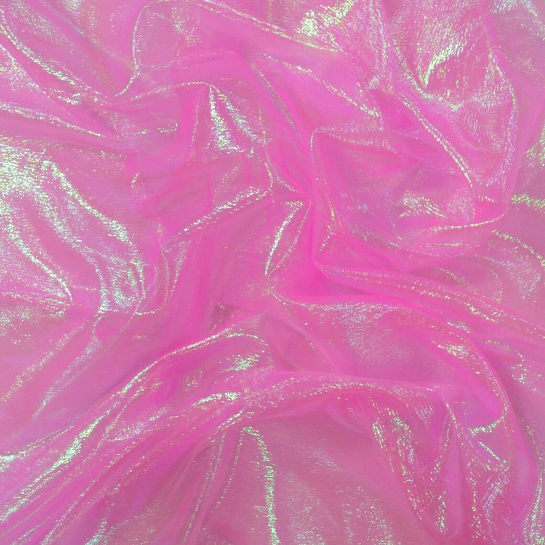 Tissue Organza Pearlised Iridescent Fabric 50 Wide | Etsy