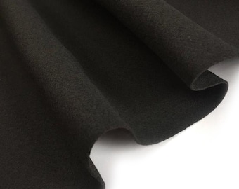 Black Felt Fabric 60" (150cms) Extra Wide 1-2mm Thick for School Projects. Sewing, Decoration, Craft Supplies, Table Cover & Art Projects.