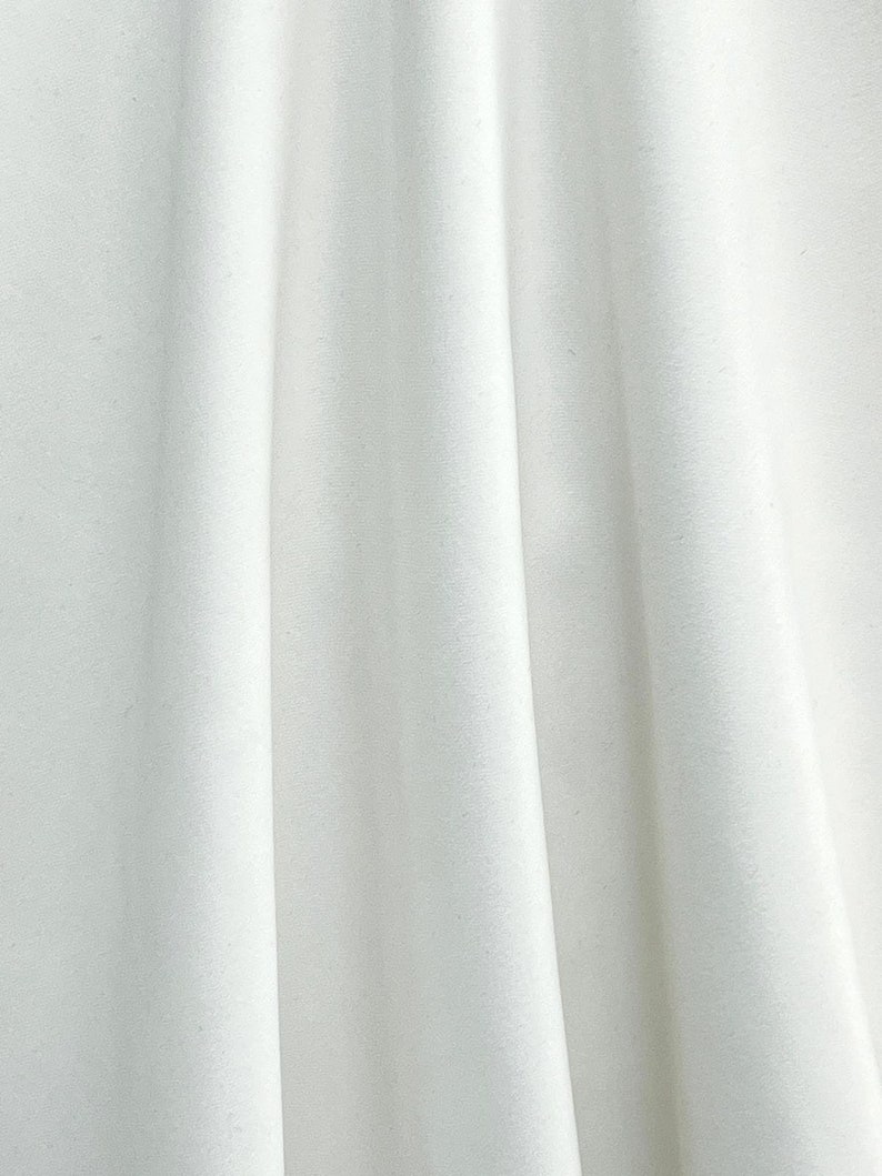 Blackout Lining Fabric 3 Pass Nightshade Thermal Curtain Material Black 54" Wide Decoration White