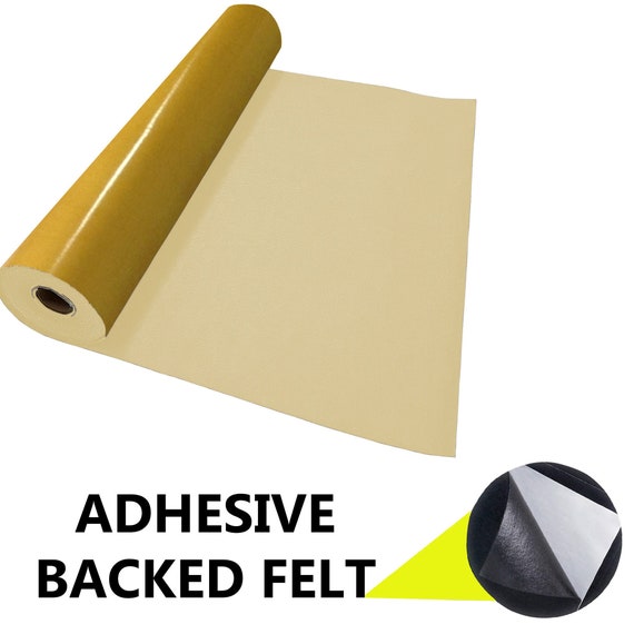 Cream Self Adhesive Felt 100% Acrylic Stickyback Felt Fabric 45cms