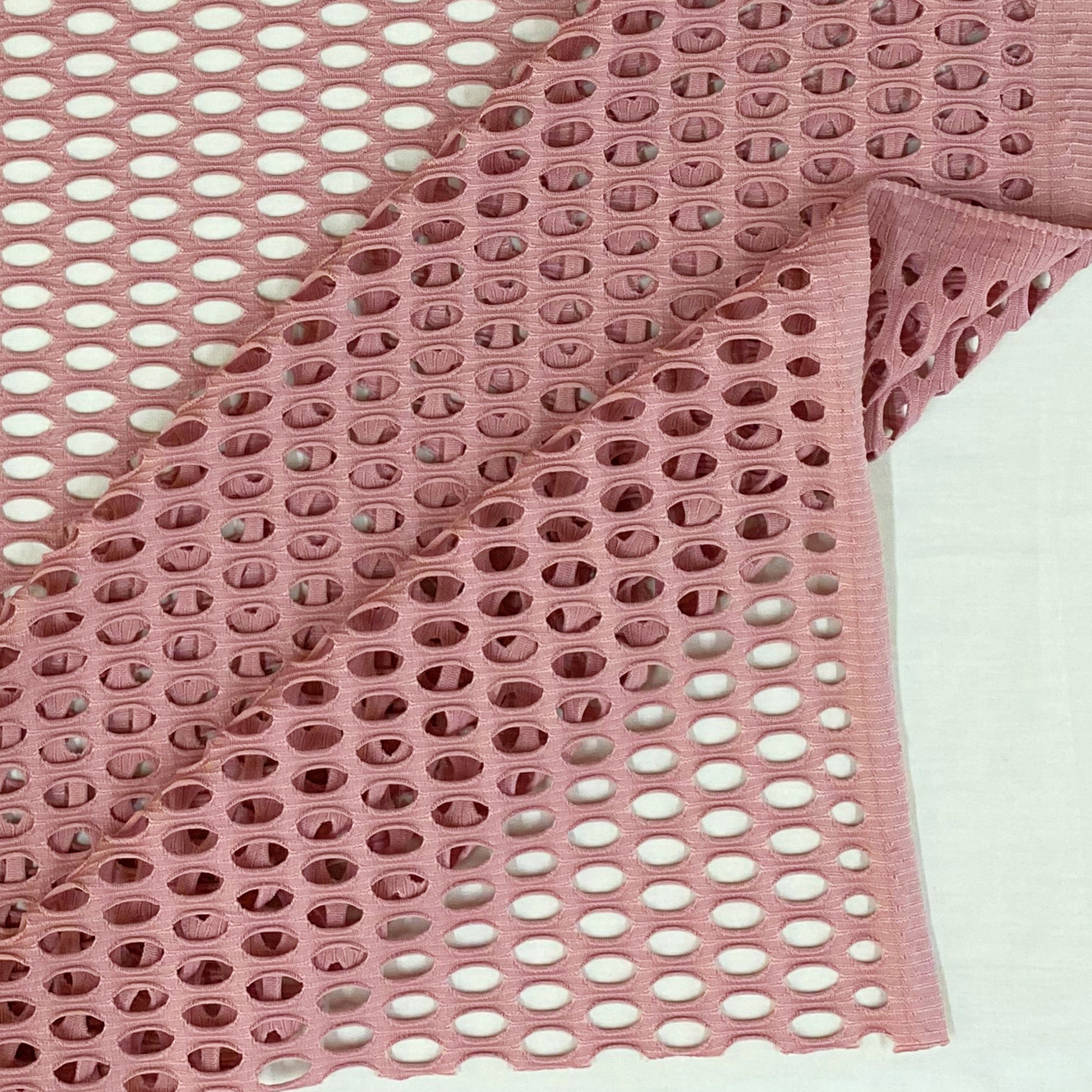 Airtex Activewear Fabric Fashion Mesh Rib 2Way Stretch 15mm Etsy