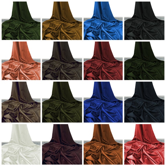 Antistatic Lining Fabric 60 Wide Plain Polyester Silky | Etsy UK