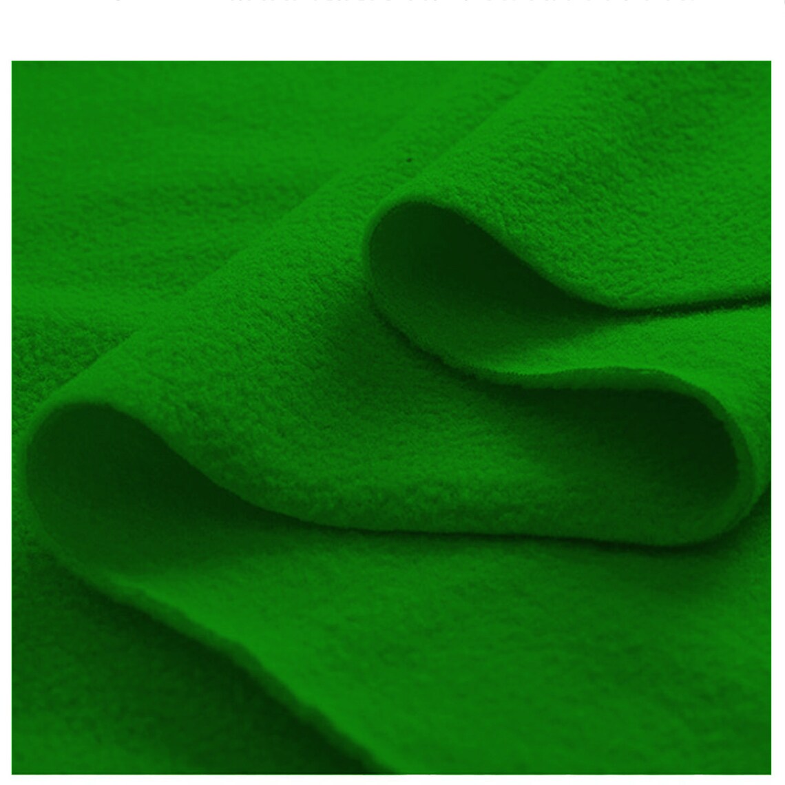 Emerald Green Fleece Fabric Warm Soft Pile Polar Anti Pill Etsy
