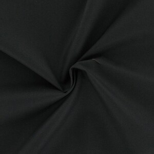 Blackout Lining Fabric 3 Pass Nightshade Thermal Curtain Material Black 54" Wide Decoration image 2