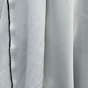 Blackout Lining Fabric 3 Pass Nightshade Thermal Curtain Material Black 54" Wide Decoration image 7