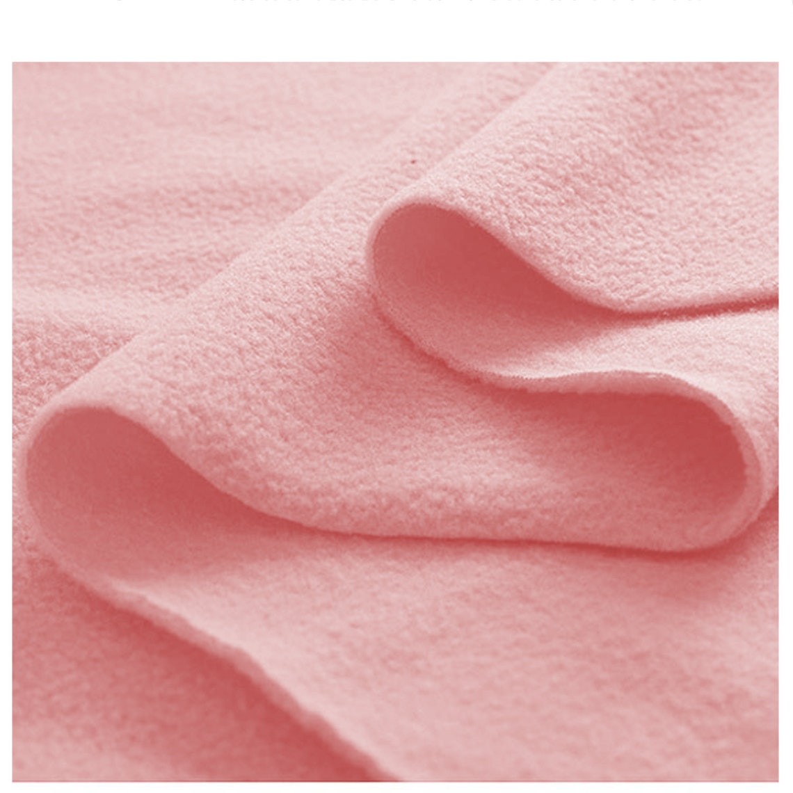 Baby Pink Fleece Fabric Warm Soft Pile Polar Anti Pill Fleece Etsy