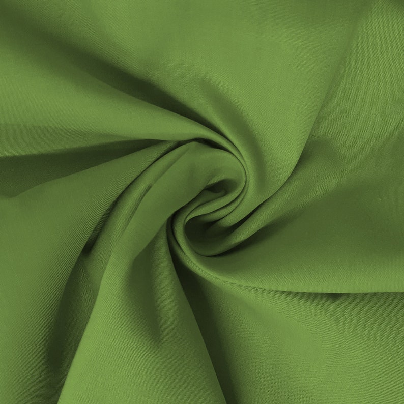 Sage Green Cotton Fabric 100 Cotton Poplin Plain Fabric for Etsy