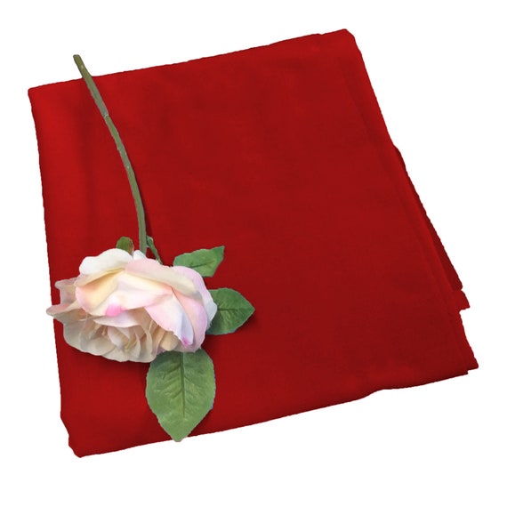 Red Cotton Velvet Fabric 45" Wide Non Stretch for Costume Dress Crafting -  Etsy