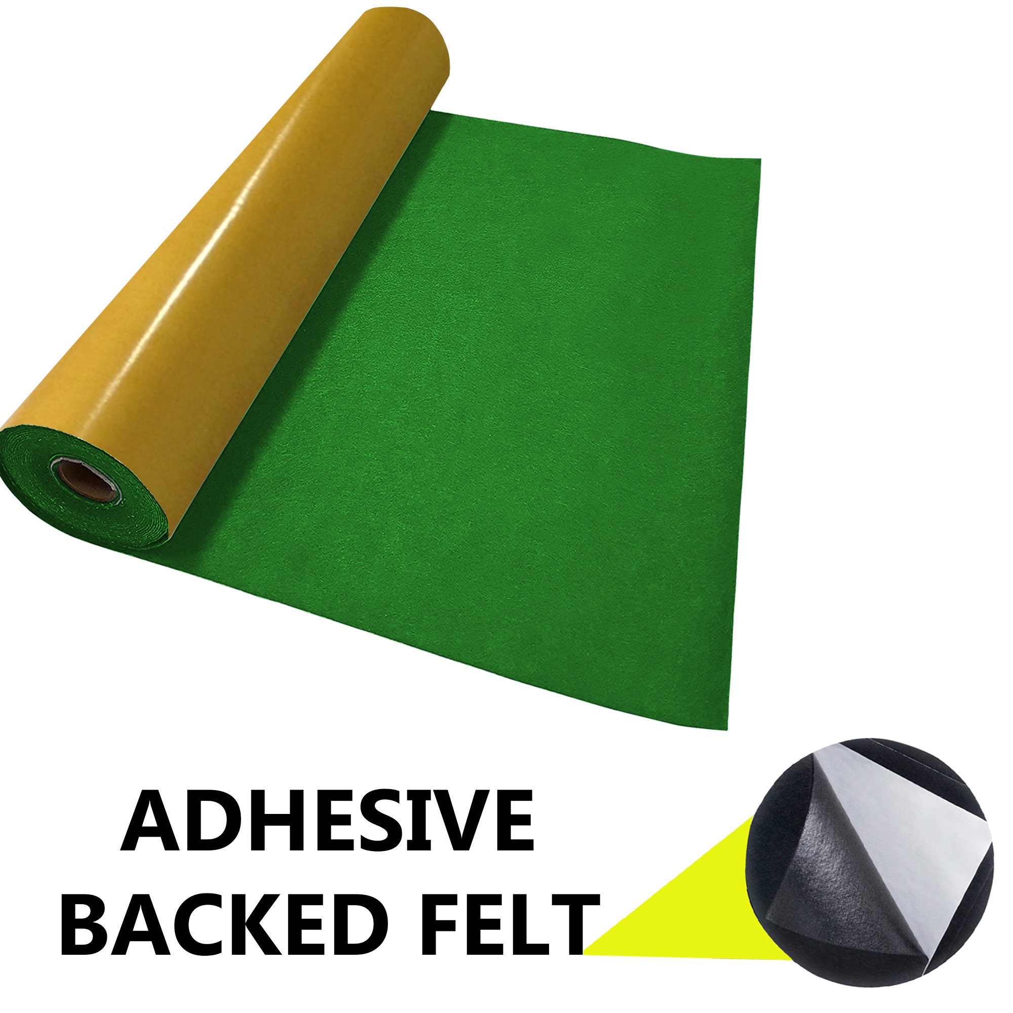 Self Adhesive Felt Sheet, Peel & Stick Acrylic Craft Felt, Sticky