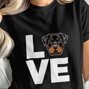 Rottweiler Love PNG, Rottweiler Clipart, Dog Png, Love Dog Design, Sublimation Png, Digital Download