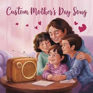 mother's day gift,custom song,custom gift for mom,personalized gift,personalized song,custom lyrics,custom song for mom,gift for grandmother,gift for mommy,custom mother gift,song for mother,custom music,mother's day