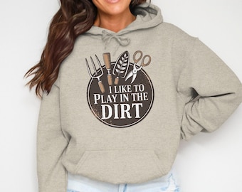 I Like to Play in the Dirt PNG, Gardening Tools Clipart, Gardening Png, Farmer Png, Sublimation Png, Digital Download