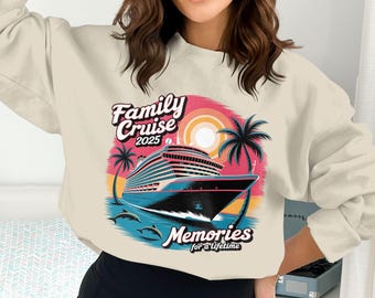 Family Cruise 2025 PNG, Memories for a Lifetime, Cruise Ship Png, Palm Tree Png, Ocean Png, Digital Download, Digital, PNG