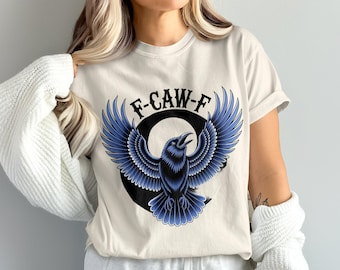 F-Caw-F Krähe png, Rabe Clipart, Vogel Png, F-Caw-F Design, Sublimation Png, digitaler Download, F-Caw-F Art