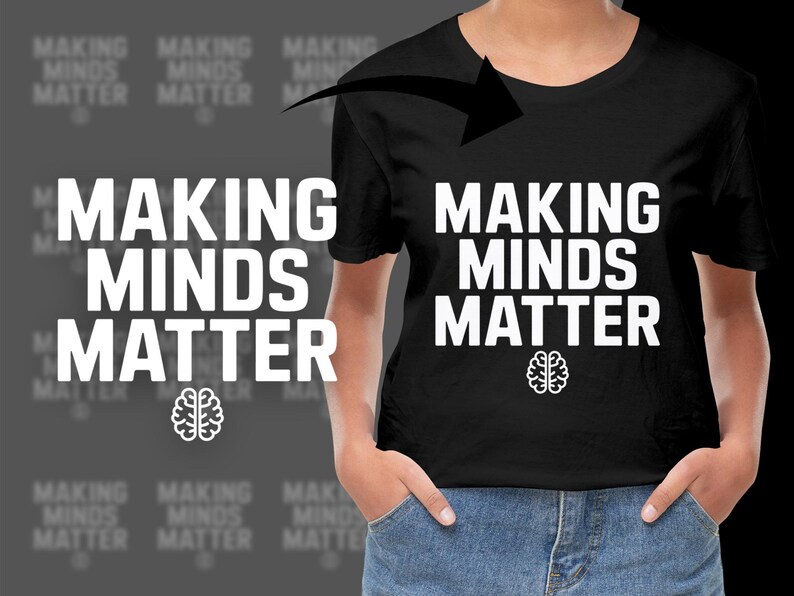 Making Minds Matter PNG, Digital Download, Brain Png, Mental Health Png ...