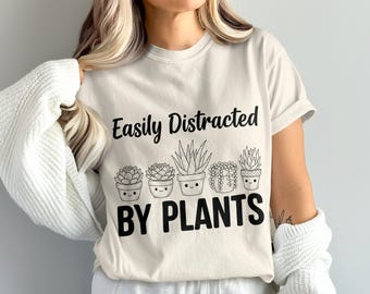 植物に気を取られやすいPNG、植物好きPNG、多肉植物クリップアート、庭師PNG、面白い植物PNG、デジタルダウンロード