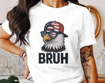 Bruh Eagle PNG、アメリカ国旗の帽子、鷲のクリップアート、愛国的なPNG、面白い鷲、昇華PNG、デジタルダウンロード