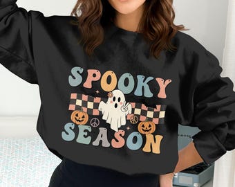 Spooky Season PNG, Cute Ghost Png, Halloween Png, Retro Halloween, Fall Png, Digital Download, Sublimation Png