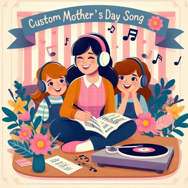 Custom Personalized Song for Mothers | Best Mother's Day Gift Personalized Song With Her Name and Custom Lyrics Song Video With Her Photo