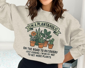 PlantaHolic PNG, Plant Png, Plant Clipart, Funny Plant Lover, Digital Download, Sublimation Png, Gardening Png, Plant Lady Png