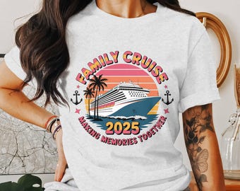 Family Cruise 2025 PNG, Cruise Ship Png, Anchor Png, Palm Tree Png, Family Vacation Png, Sublimation Png, Digital Download