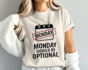 Monday PNG, Monday Clipart, Monday Should Be Optional, Funny Monday Png, Digital Download, Monday Vibes Digital, Digital Download