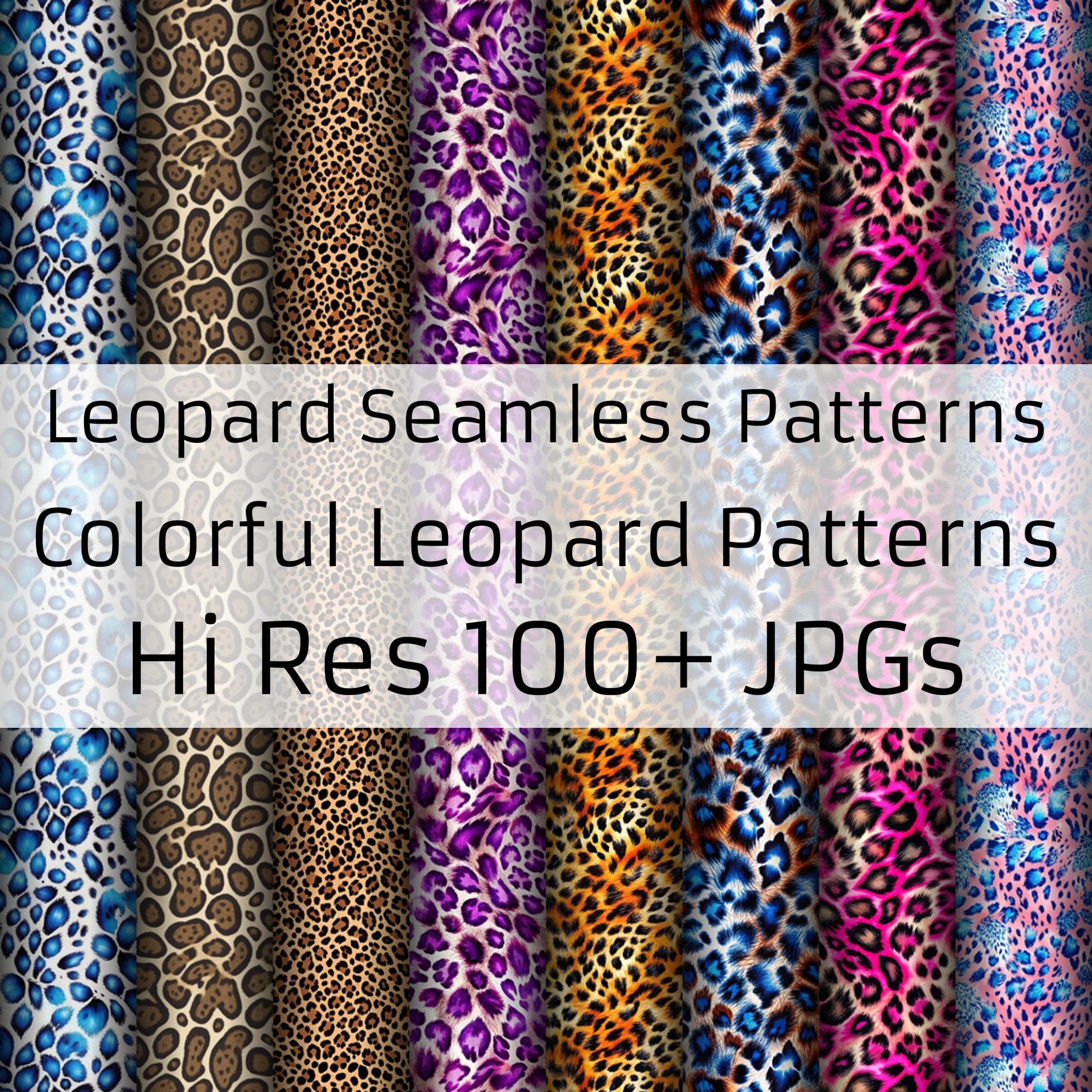 100+ Leopard Print Seamless Pattern Bundle, Hi Res Images Colorful ...