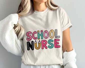 School Nurse PNG, School Nurse Clipart, Nurse Png, School Png, Back to School Png, Sublimation Png, Digital Download