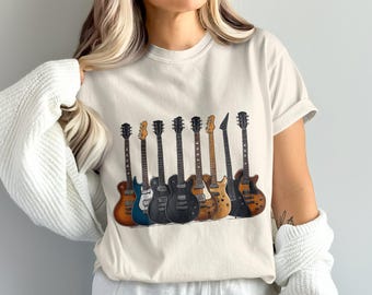 Electric Guitars PNG, Guitar Clipart, Rock Music Png, Band Png, Musician Png, Sublimation Png, Digital Download