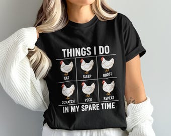 Things I Do Chicken PNG, Chicken Clipart, Funny Chicken Png, Farm Png, Digital Download, Sublimation Png, Chicken Lover