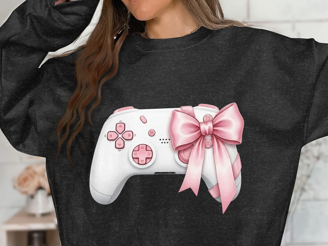 Pink Controller Being Held Art Cute Controller PNG, Gaming Clipart, Pink Bow Png, Game Png, Kawaii ...