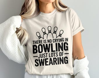 There is No Crying in Bowling PNG, Bowling Clipart, Funny Bowling Png, Swearing Png, Digital Download