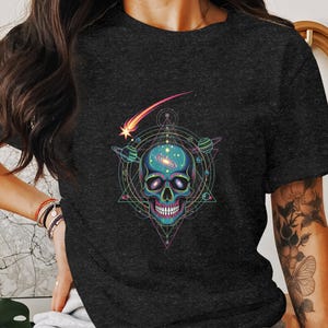 Galaxy Skull PNG, Space Skull Clipart, Planet Png, Outer Space Skull, Digital Download, Sublimation Png