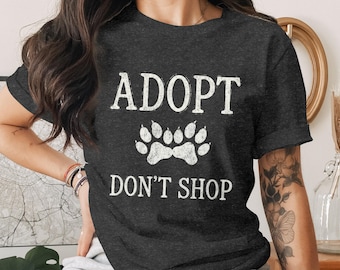Adopt Don't Shop PNG, Animal Rescue Digital, Paw Print Clipart, Pet Adoption Png, Dog Rescue Png, Digital Download, PNG