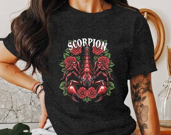 Scorpion PNG, Scorpion Clipart, Floral Scorpion, Scorpion Design, Digital Download,Sublimation Design, Digital, PNG