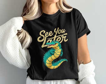 See You Later Alligator PNG, Funny Alligator Clipart, Gator Png, Digital Download, Crocodile, Sublimation Png, Instant Download